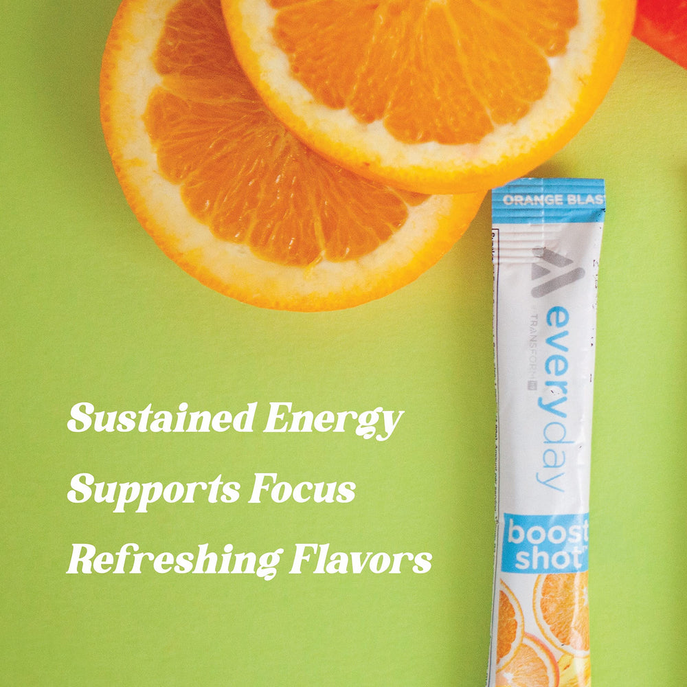 Serving the TransformHQ Boost Shot in a glass with cold water