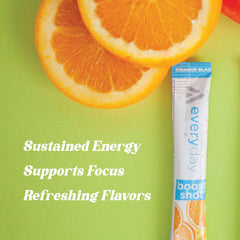 Serving the TransformHQ Boost Shot in a glass with cold water
