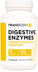 TransformHQ Digestive Enzymes bottle with 120 capsules