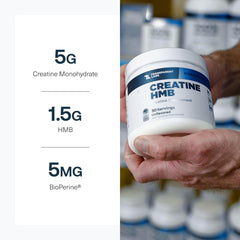 Nutrition facts for Creatine HMB