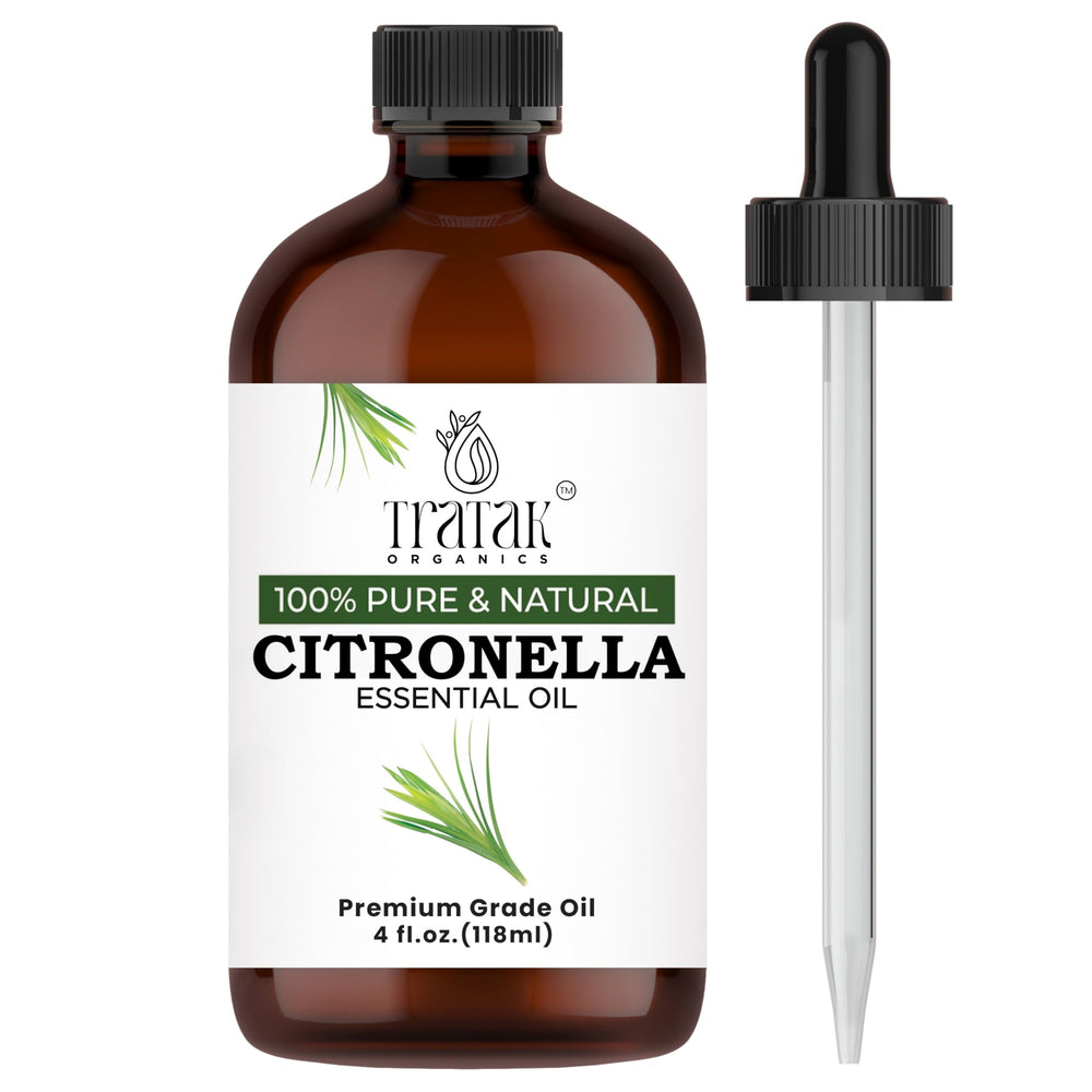 Tratak Organics Citronella Essential Oil 4 oz bottle