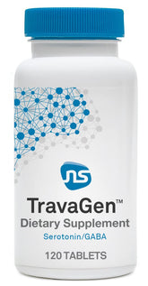 TravaGen mood support supplement bottle