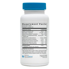 Assorted capsules with calm lifestyle background