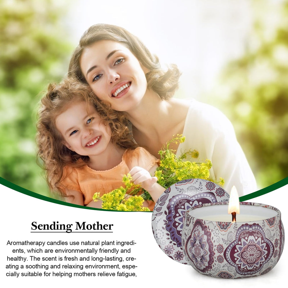 Travel-friendly candle tin for home or on-the-go