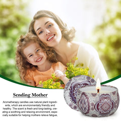 Travel-friendly candle tin for home or on-the-go