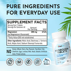 Travel-ready packaging for hydrogen tablets