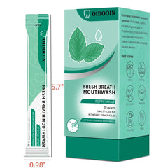 Bulk travel mouthwash packets suitable for hotels and trips