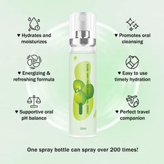 Compact travel-size oral spray for on-the-go use