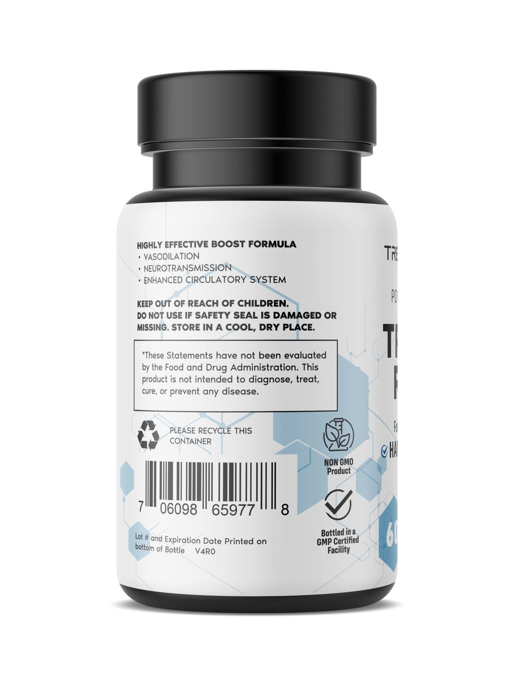 Tremor Miracle Capsules bottle with label visible