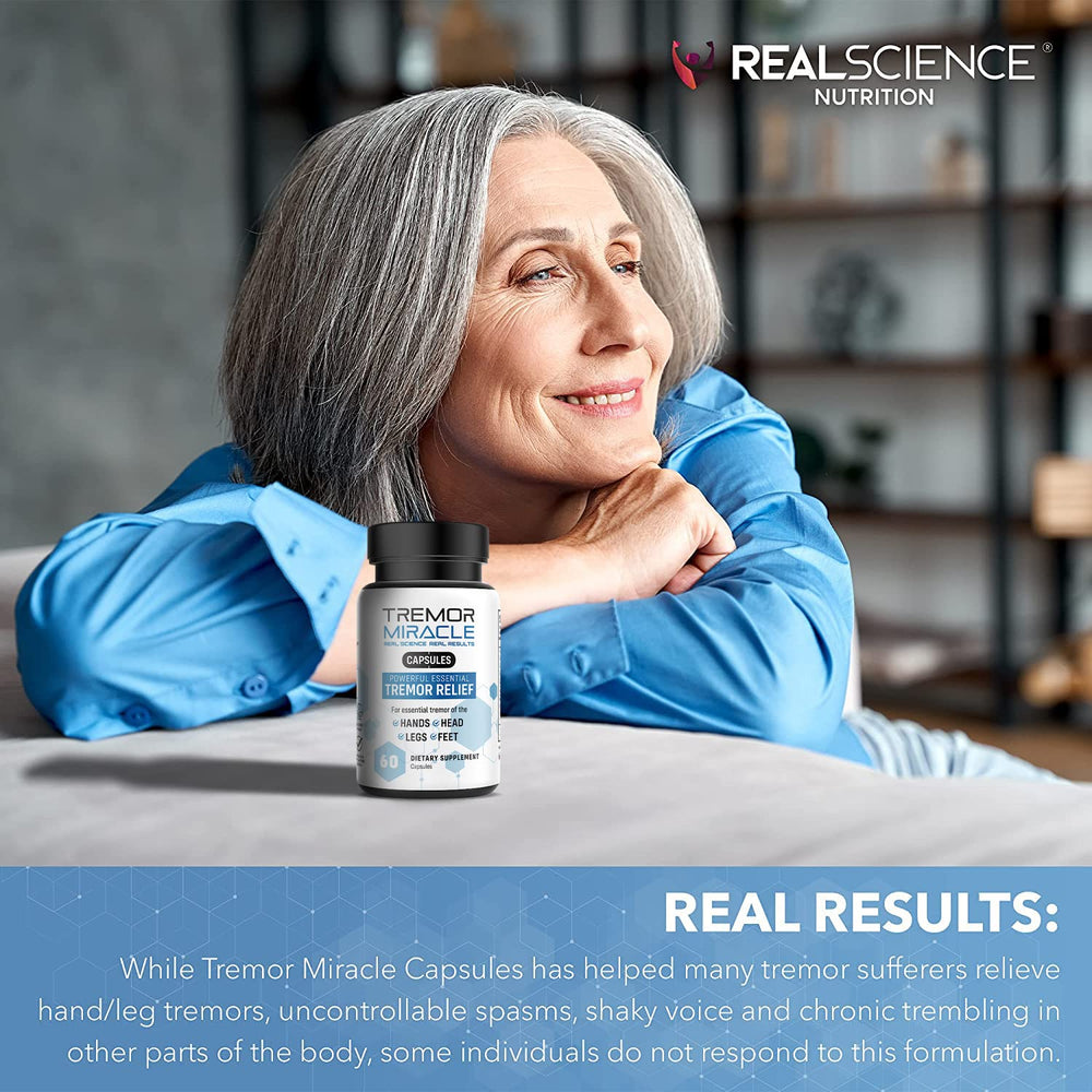 Tremor Miracle packaging box and bottle