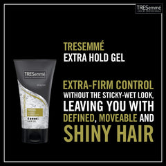 TRESemmé Tres Gel Extra Firm Control on-hair during humidity with frizz control.
