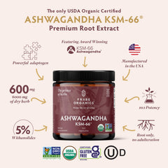 ASHWAGANDHA KSM-66 capsules 90-count bottle