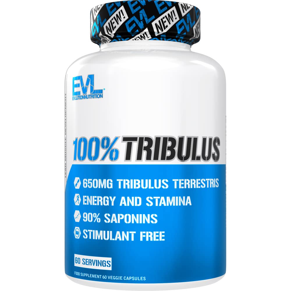 Bottle of Tribulus Terrestris supplement with 90% saponins