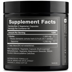 Close-up of Tribulus Terrestris capsules