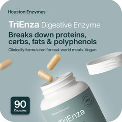 Close-up of TriEnza label on the bottle