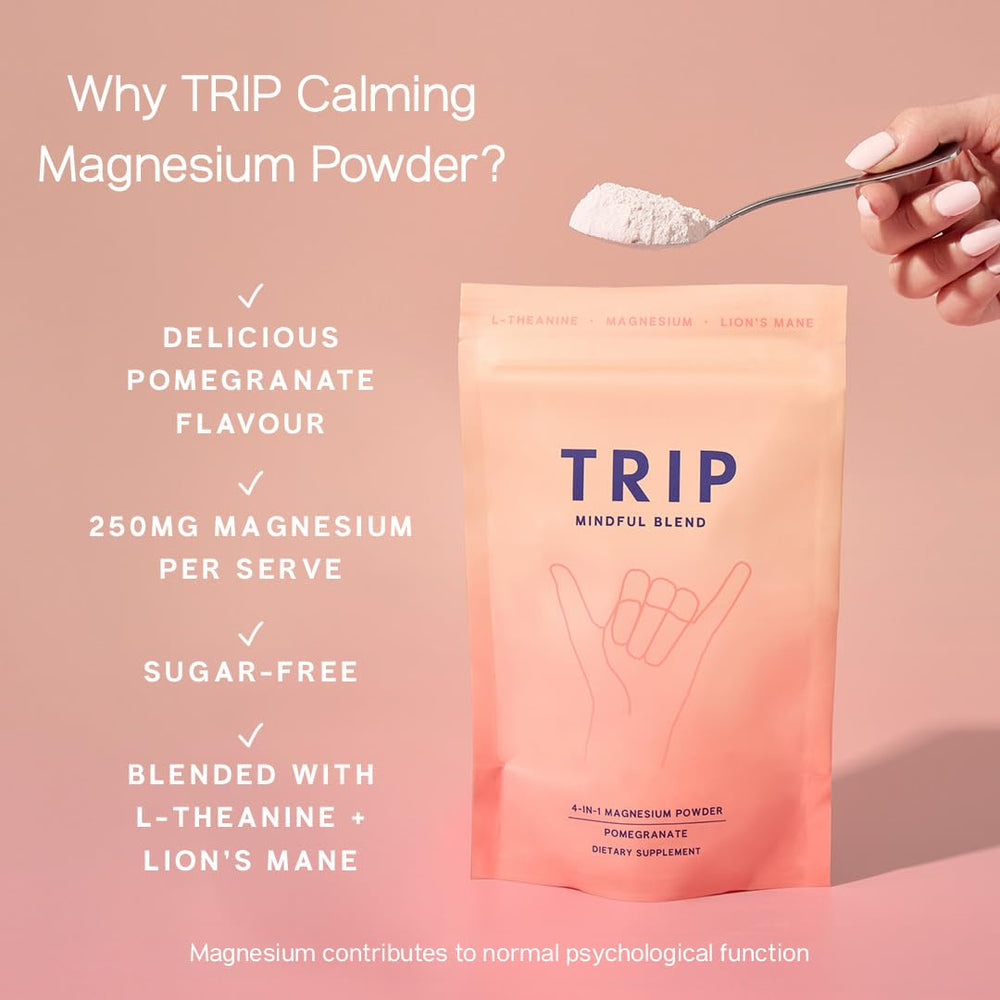 Scoop showing 250 mg magnesium per serving