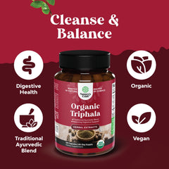 Triphala fruit ingredients arrangement