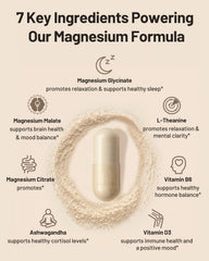 Magnesium glycinate supporting muscle and nerve health