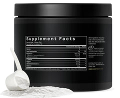 Ingredients list and supplement facts for Triple Sleep Powder