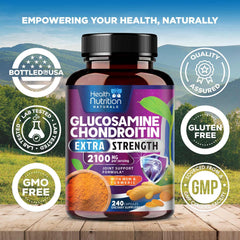 Triple-strength glucosamine with MSM, turmeric and boswellia for joints