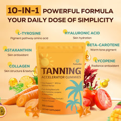 Gummies with tropical flavors: passionfruit, mango, and pineapple