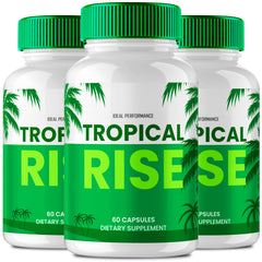 Tropical Rise Capsules bottle close-up