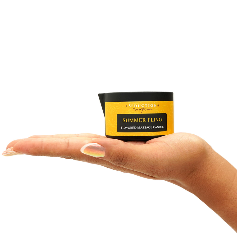 Netherlands-made vegan massage oil candle packaging and branding