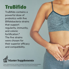 Graphic illustrating probiotic Bifidobacteria strains