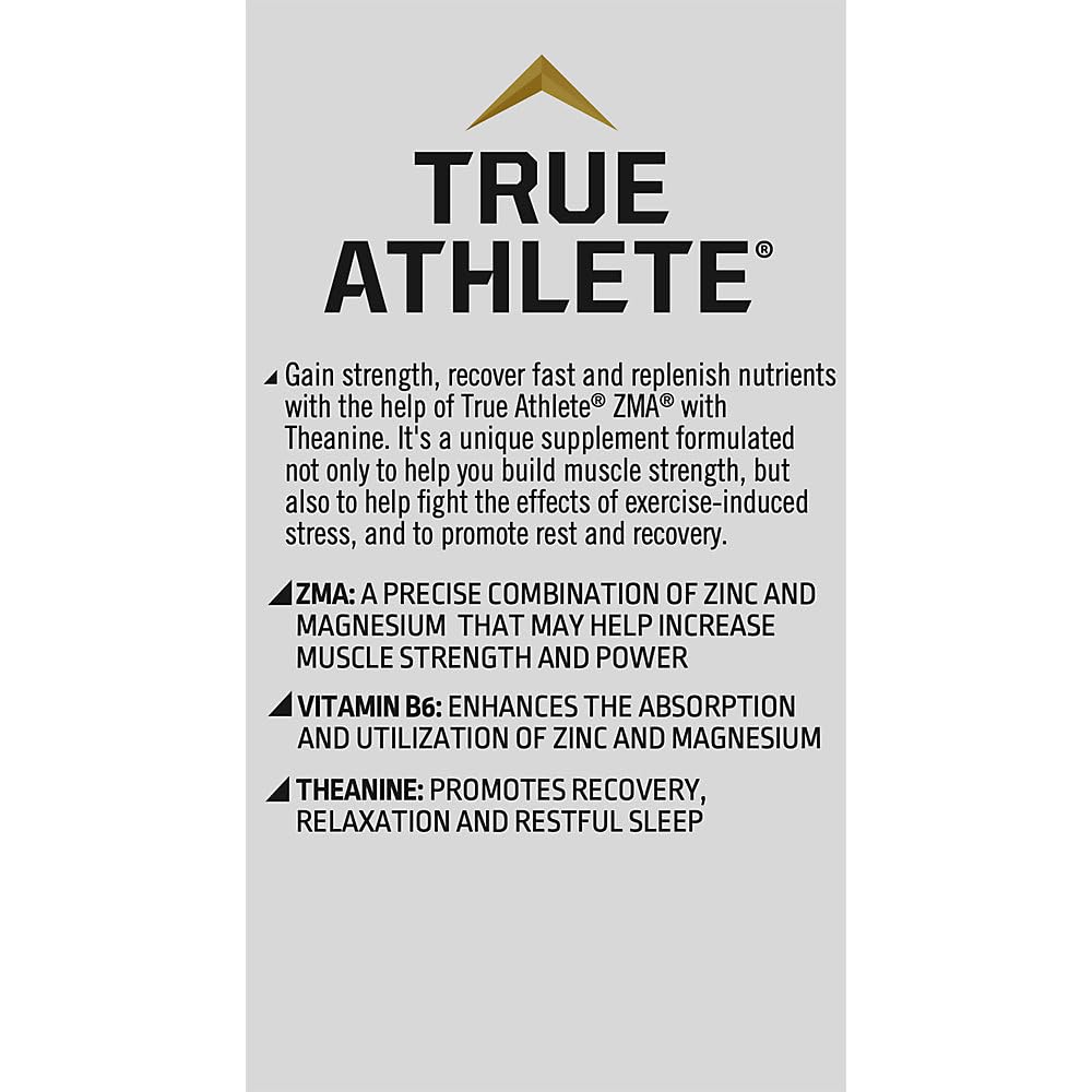 Athlete taking True Athlete ZMA after a workout
