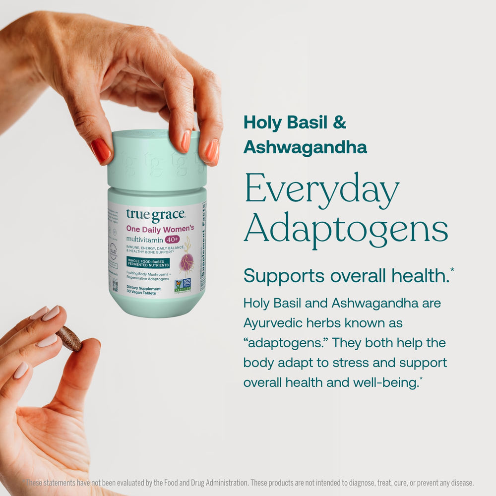 True Grace chelated minerals graphic communicates highly absorbed nutrients for daily vitality