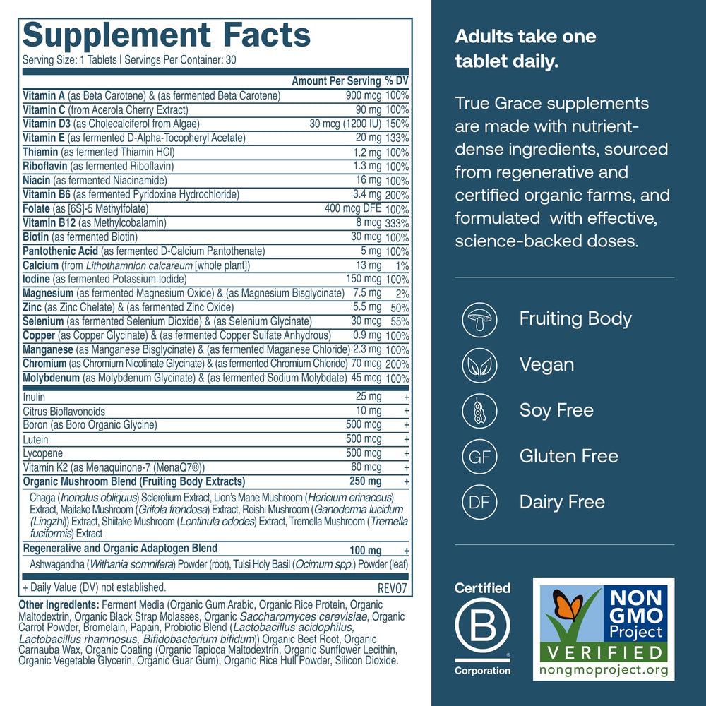Close-up of fermented minerals and chelated nutrients