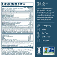 Close-up of chelated minerals and vitamins in the formula
