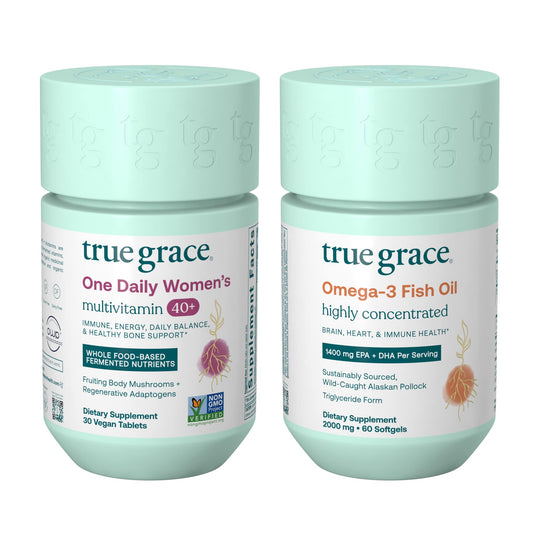 Bottle of One Daily Women’s Multivitamin 40+ with 30 vegan tablets