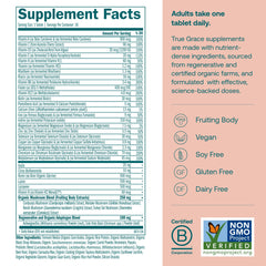 Product label of True Grace One Daily Women’s Multivitamin