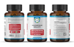 Side view of TrueMed Magnesium Malate bottle