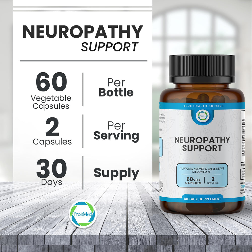 Front packaging of TRUEMED Neuropathy Support