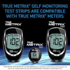 TRUE METRIX blood-drop application demonstrates minimal sample required for results