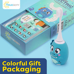 Soft vibrations gentle on sensitive gums and baby teeth