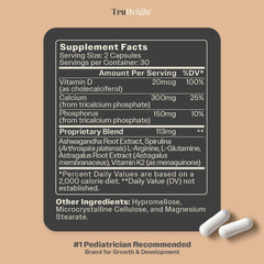 Kids vitamins for growth and bone strength from TruHeight