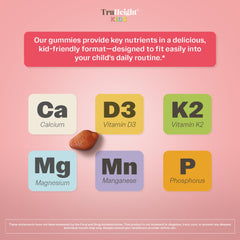 TruHeight bottle showing ingredients and nutrients