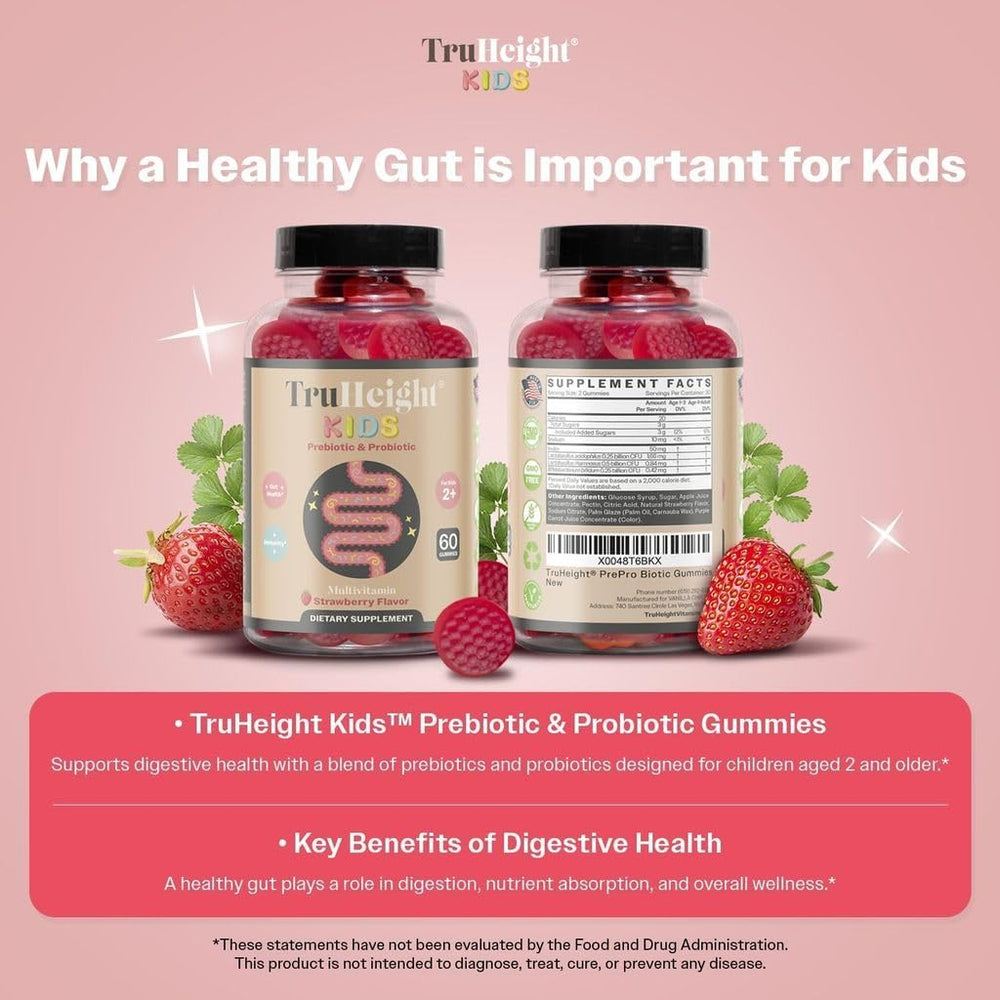 Illustration of digestive health support for kids