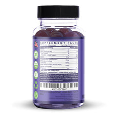 Close-up of Mixed Berry flavor gummies