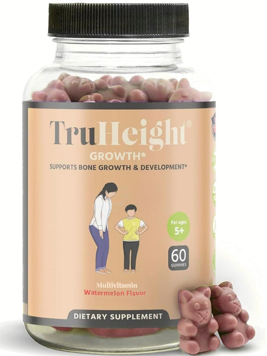 TruHeight Growth Gummies Watermelon bottle front