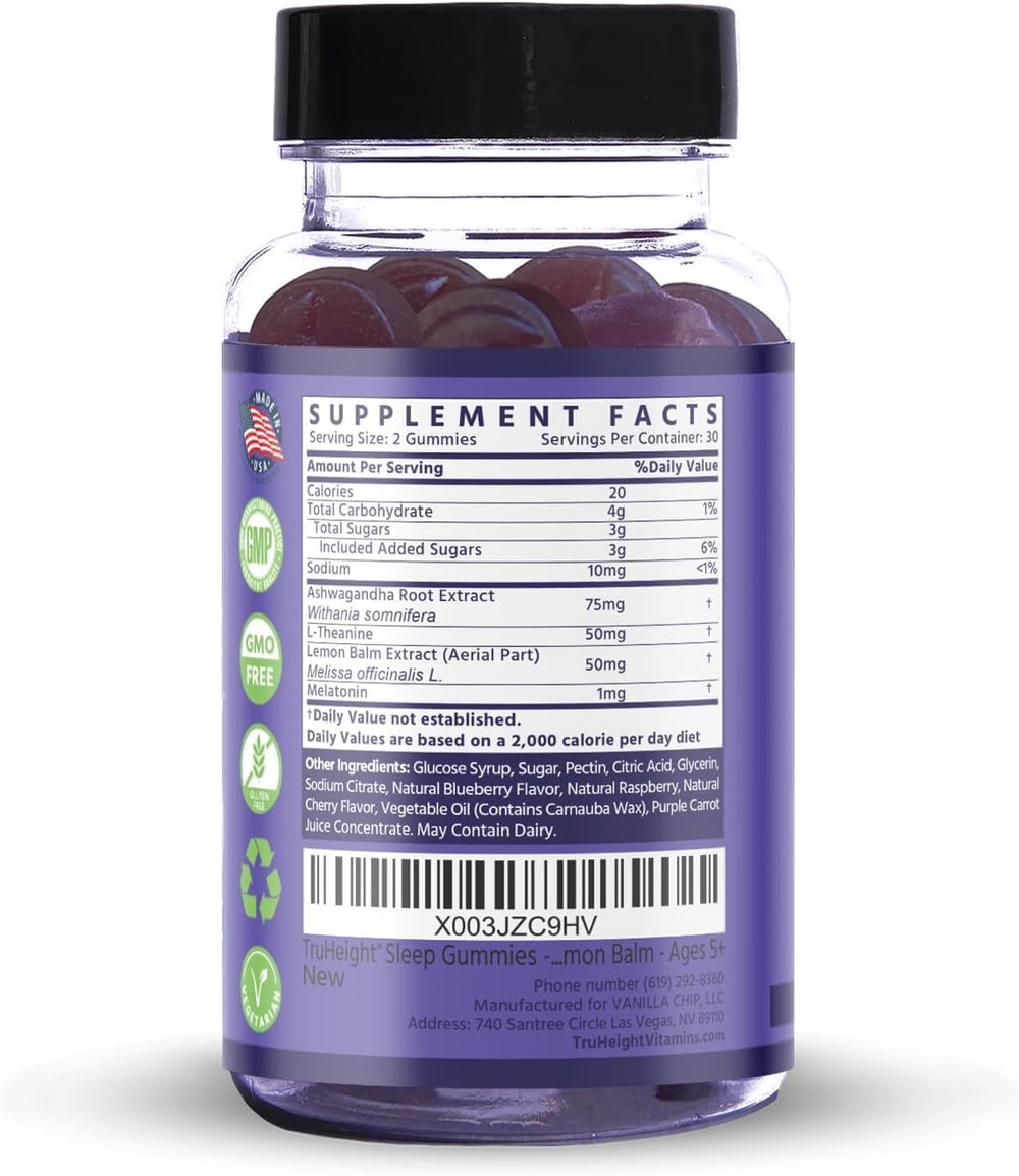 Close-up of mixed berry TruHeight gummy