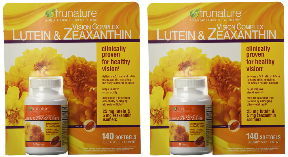 TruNature Vision Complex two-bottle 280-count value pack on display