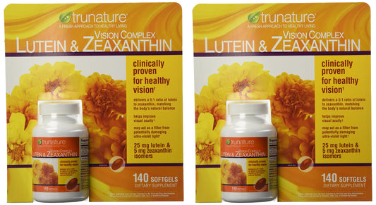 TruNature Vision Complex two-bottle 280-count value pack on display