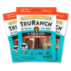 TRURANCH Collagen Sticks 5-Inch dog treat package front