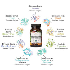 Truvani Digestive Enzymes bottle label