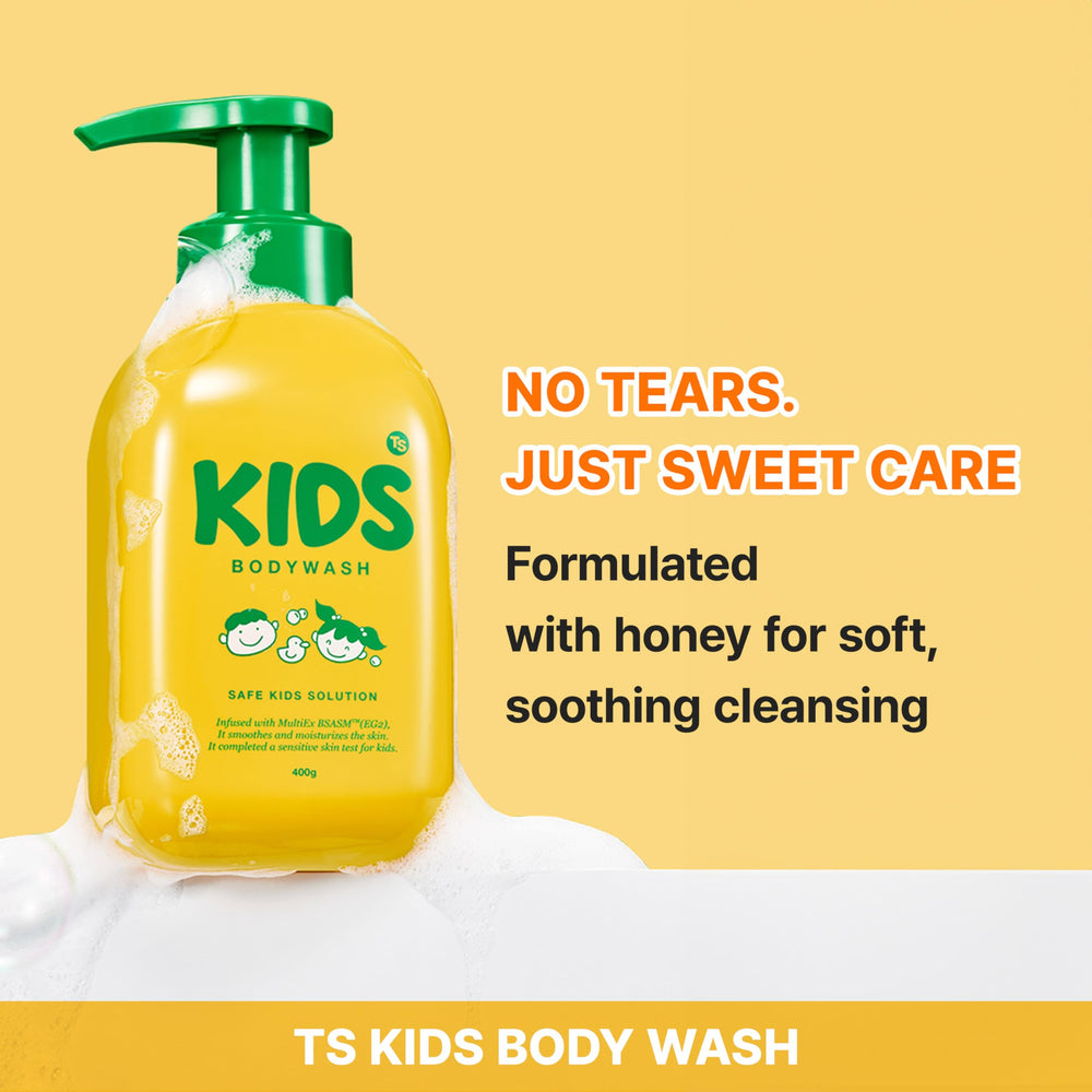 TS Kids Shampoo & Bodywash bottle back label