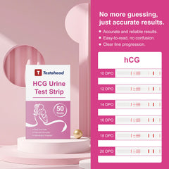 Desiccant pouch included with the test strips